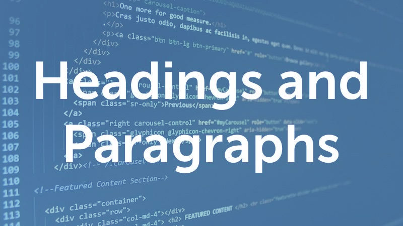 Headings, Captions, Table of Contents